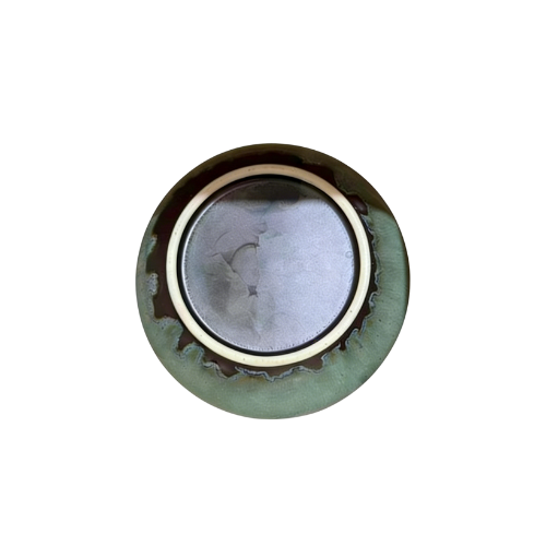 Foot ring detail of a handmade ceramic bowl from China