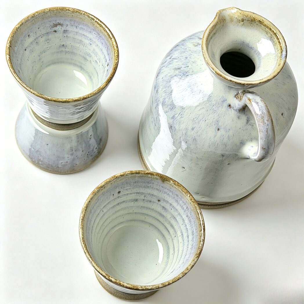 Huaning Pottery kiln-change glaze close-up handmade ceramic texture