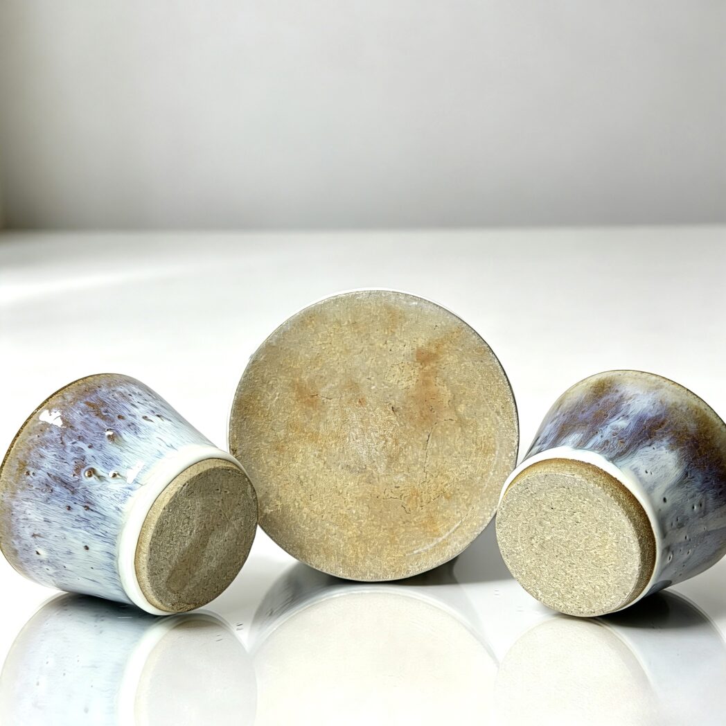 Huaning Pottery raw clay base handmade craft detail